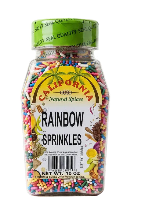 California Rainbow Sprinkles (10oz) - Papaya Express