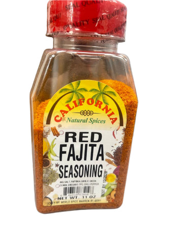 California Red Fajita Seasoning  (11 oz) - Papaya Express