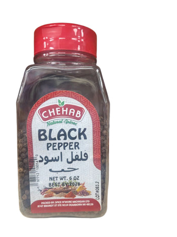 Chehab Black Pepper Whole (6 oz) - Papaya Express