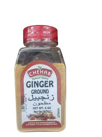 Chehab Ginger Ground (6 oz) - Papaya Express
