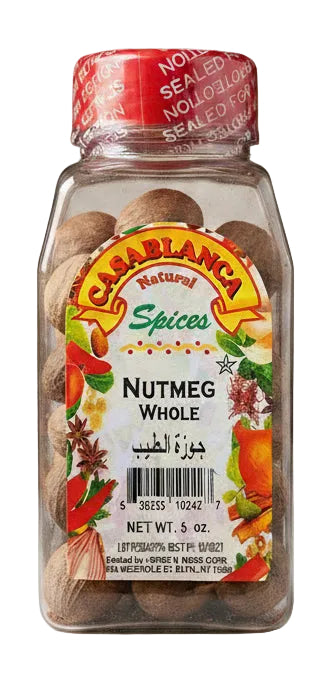 Casablanca Nutmeg Whole (5 oz) - Papaya Express