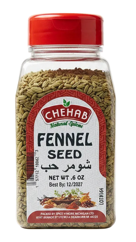 Chehab Fennel Seed Whole (6 oz) - Papaya Express