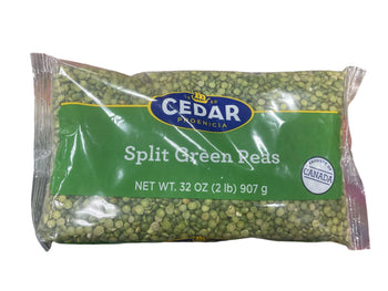 Cedar Split Green Peas (32 oz) - Papaya Express