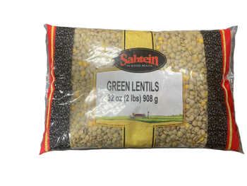 Sahtein Green Lentils (32 oz) - Papaya Express