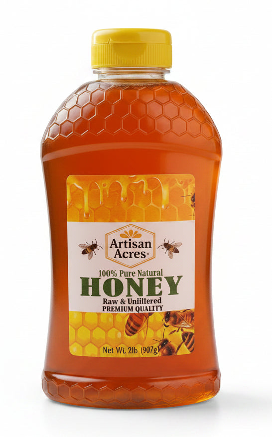 Amish Fresh Natural Honey Raw & Unfiltered (2 LB) - Papaya Express