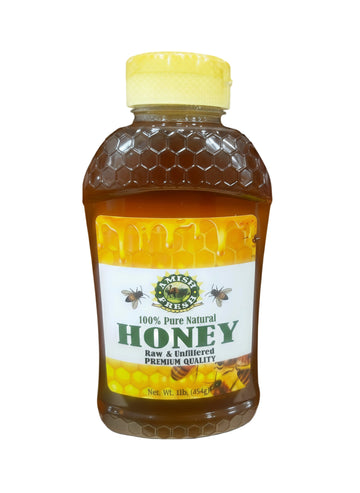 Amish Fresh Natural Honey Raw & Unfiltered (1 LB) - Papaya Express