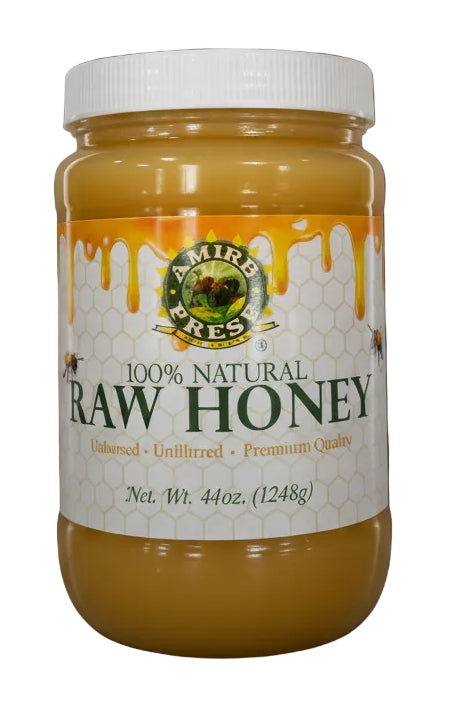 Amish Fresh Raw Honey Unheated-Unfiltered (44 oz) - Papaya Express