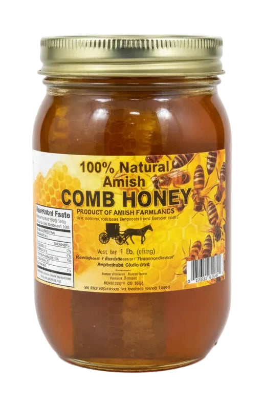 Natural Amish Comb Honey(1 lb.) - Papaya Express