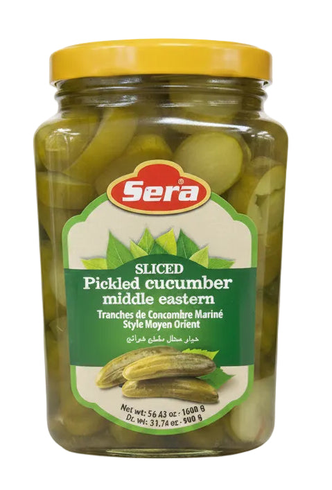 Sera Sliced Pickled Cucumbers Middle Eastern (1600g) - Papaya Express