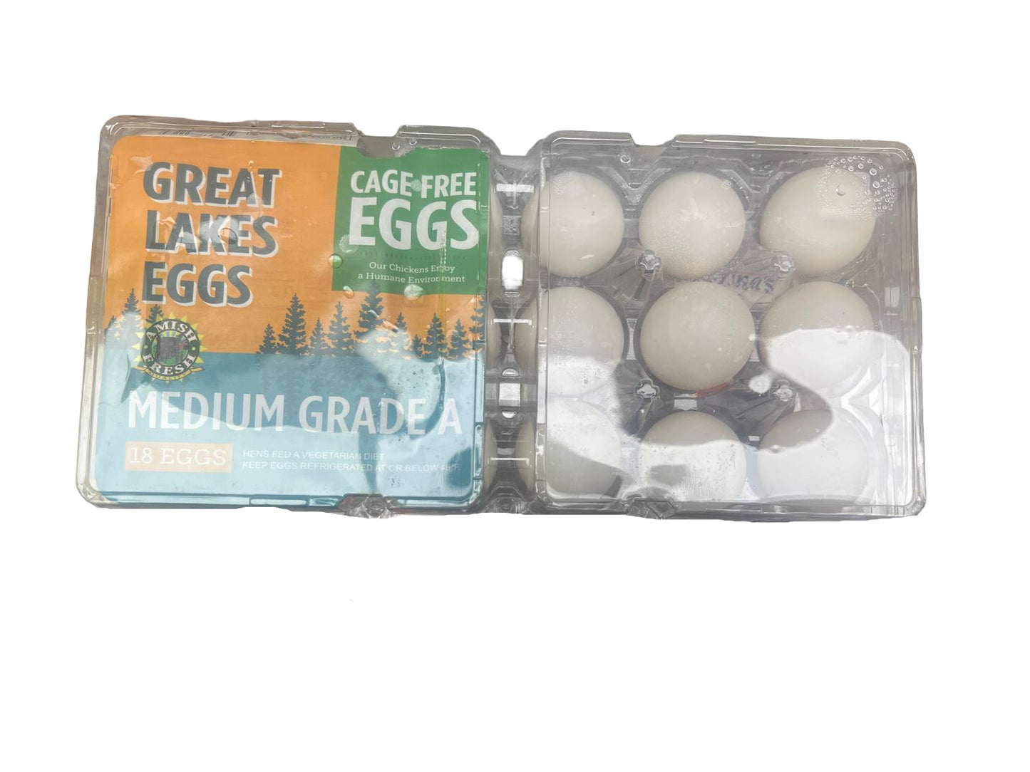 Great Lakes White Large Eggs (18 pc)