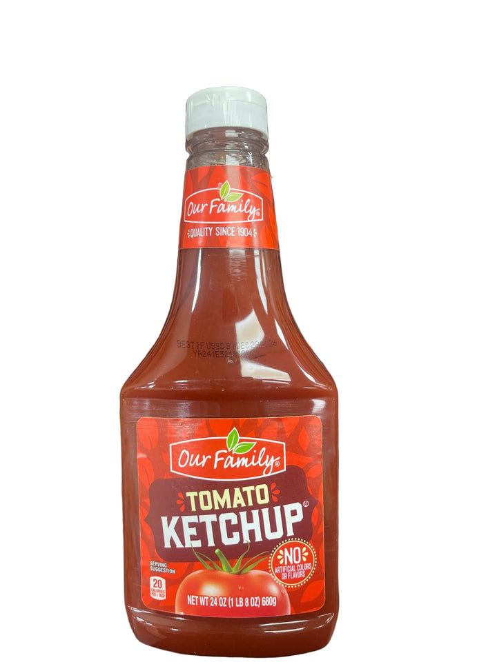 Our Family Tomato Ketchup (24 oz) - Papaya Express