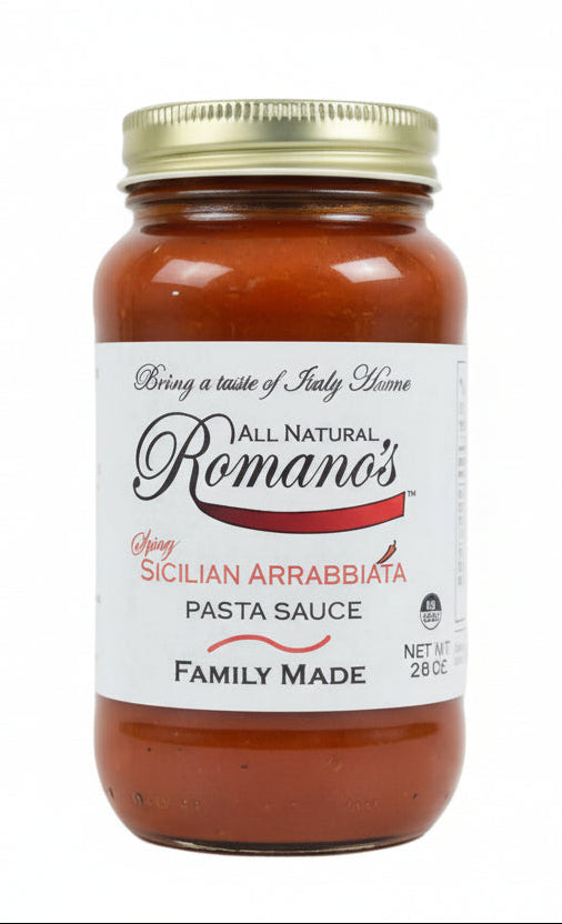 Romano's Sicilian Arrabbiata Pasta Sauce (26 oz) - Papaya Express