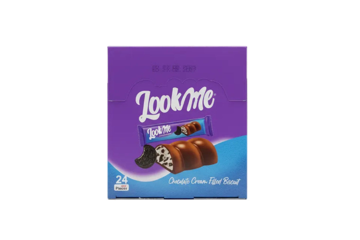 Look Me Chocolate Cream Filled Biscuit 24 pcs