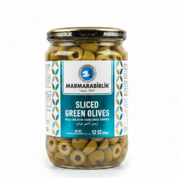 Marmarabirlik Sliced Green Olives Jar (12 oz) - Papaya Express