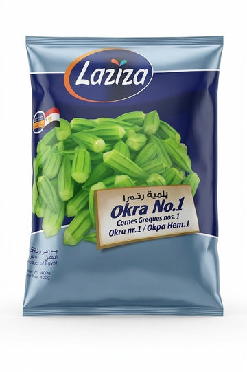 Laziza Frozen Okra #1 - Papaya Express