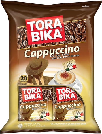 ToraBika Cappucino (500g)(20 ct) - Papaya Express