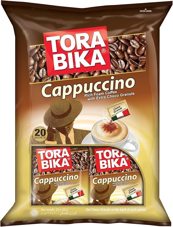 ToraBika Cappucino (500g)(20 ct) - Papaya Express