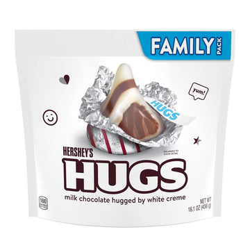 Hershey's Hugs Chocolate Candy (10.6oz) - Papaya Express