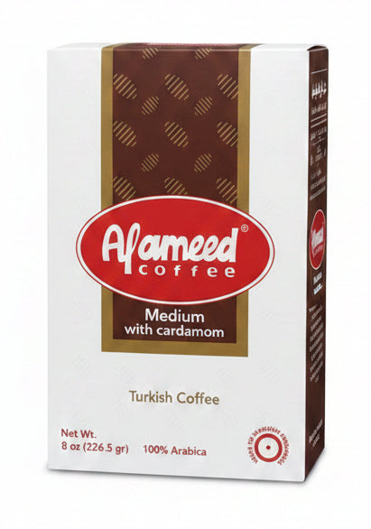 ALAMEED COFFEE MEDIUM W CARDAMO (8oz)
