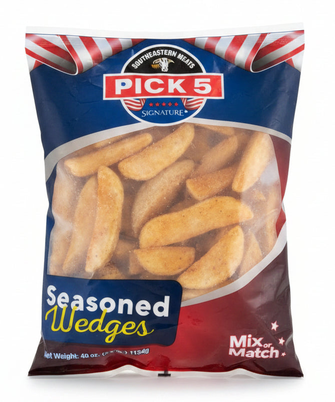 PICK 5 SIGNATURE SEASONED WENDGES (2.5LB)