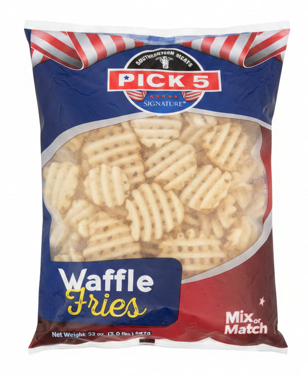 PICK 5 SIGNATURE WAFFLE FRIES(2LB)