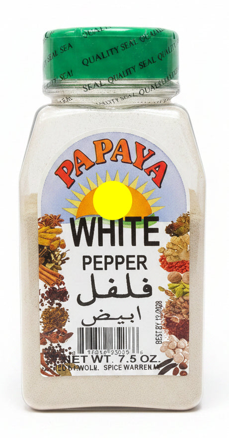 Papaya White Pepper Ground (7.5oz)