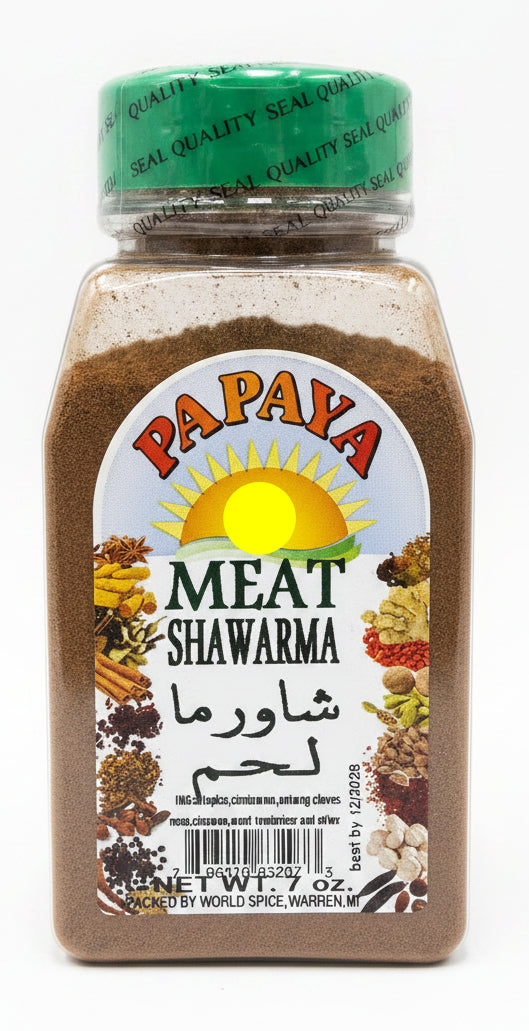 Papaya Meat Shawarma (7 oz)