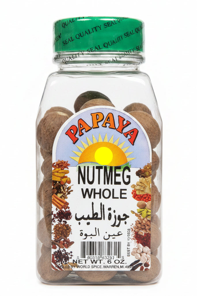 PAPAYA Nutmeg Whole (6 oz)