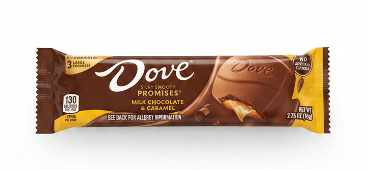 DOVE PROMISES MILK CHOCOLATE & CARAMEL (78G)