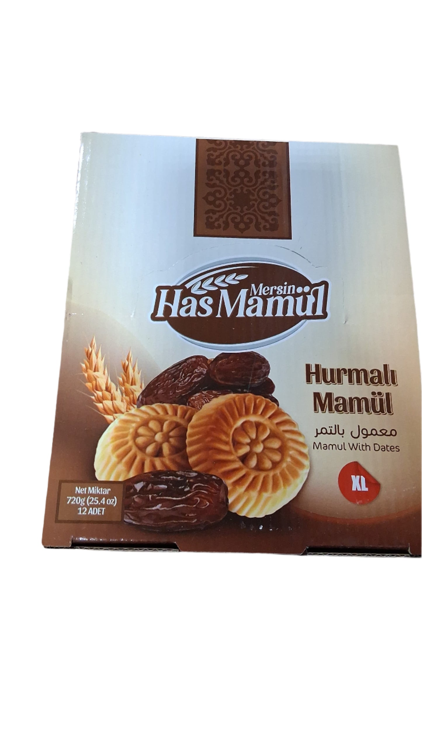 Has Mamul With Dates XL Size 12 CT (720 G) - Papaya Express