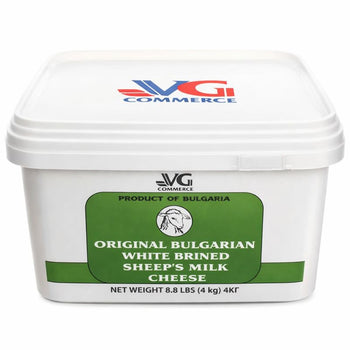 VG Bulgarian Sheep Milk Cheese Plastic (4 kg) - Papaya Express