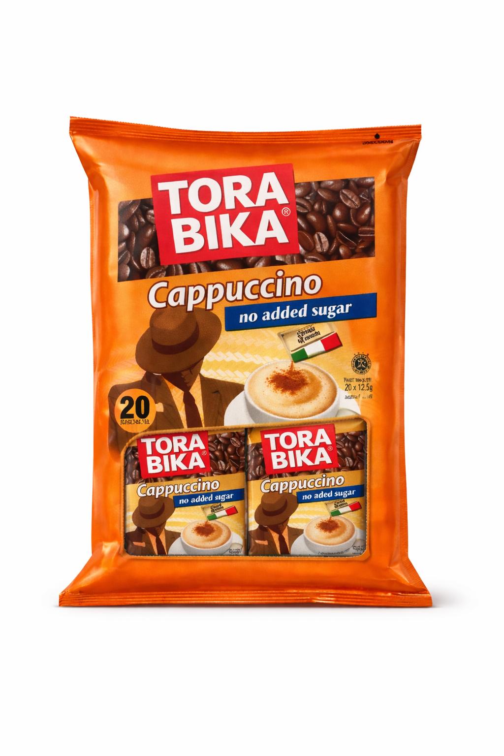 Tora Bika Cappuccino No Sugar (20 ct) - Papaya Express