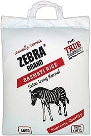 ZEBRA BASMATI RICE (10LB) - Papaya Express