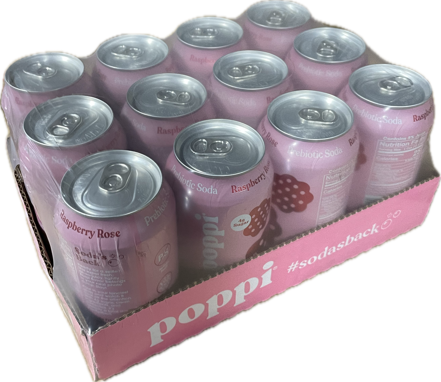 Poppi Rasberry Rose (12 ozx12 pk)