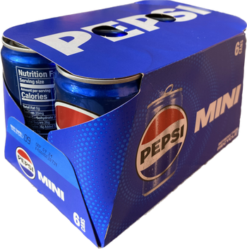 PEPSI MINI CANS (6 COUNT - Papaya Express