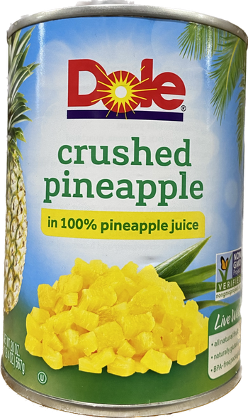 DOLE PINEAPPLE CRUSHED (20 OZ) - Papaya Express