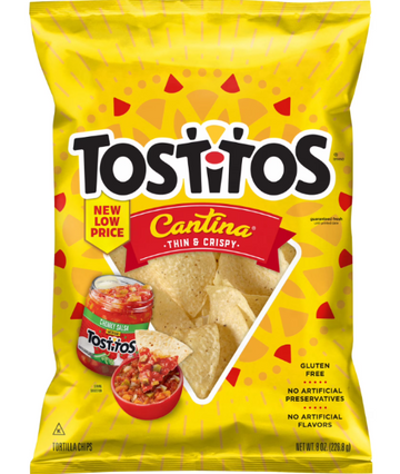 TOSTITOS CANTINA THIN & CRISPY TORTILLA CHIPS (10 OZ) - Papaya Express
