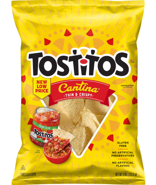 TOSTITOS CANTINA THIN & CRISPY TORTILLA CHIPS (10 OZ) - Papaya Express