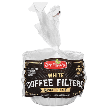 Our Family White Coffee Filters (200 pcs) - Papaya Express