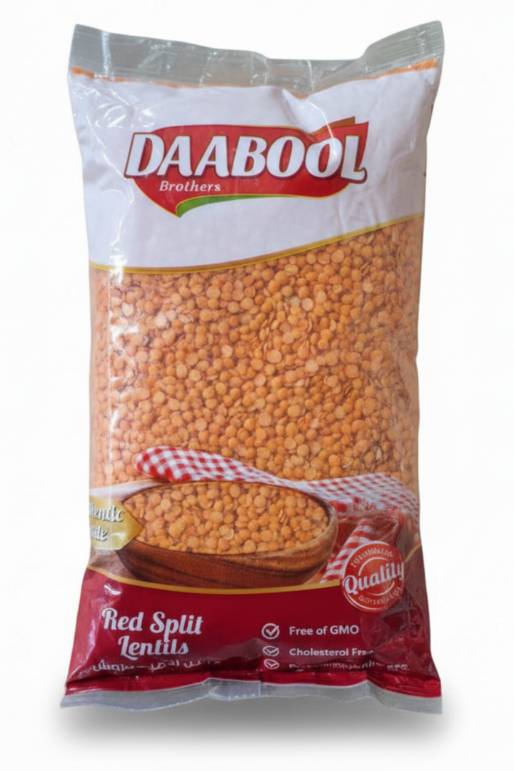 DAABOUL RED SPLIT LENTILS (900G) - Papaya Express