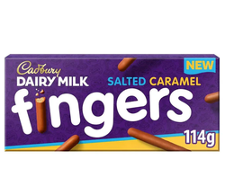 CADBURY FINGERS SALTED CARAMEL (114G) - Papaya Express