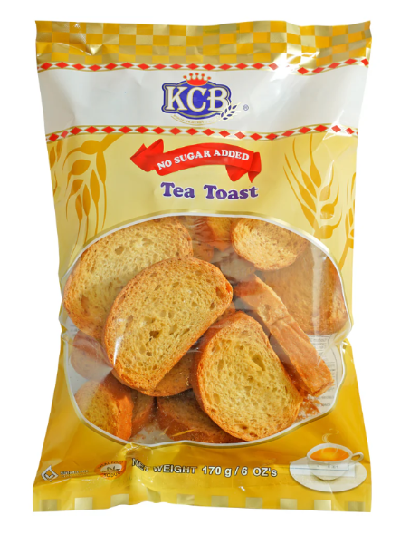 KCB TEA TOAST SUGAR FREE (170 G) - Papaya Express