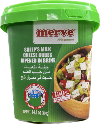 MERVE SHEEP'S MILK CHEESE CUBES RIPENED IN BRINE(400G) - Papaya Express