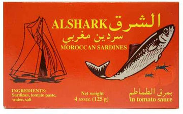 Al Shark Moroccan Sardines in Tomato Sauce (125g) - Papaya Express