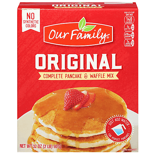 Our Family Original Complete Pancake & Waffle Mix (32 oz) - Papaya Express