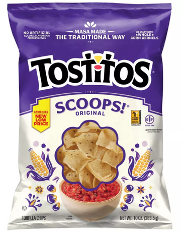 TOSTITOS SCOOPS TORTILLA CHIPS ORIGINAL (10 OZ) - Papaya Express