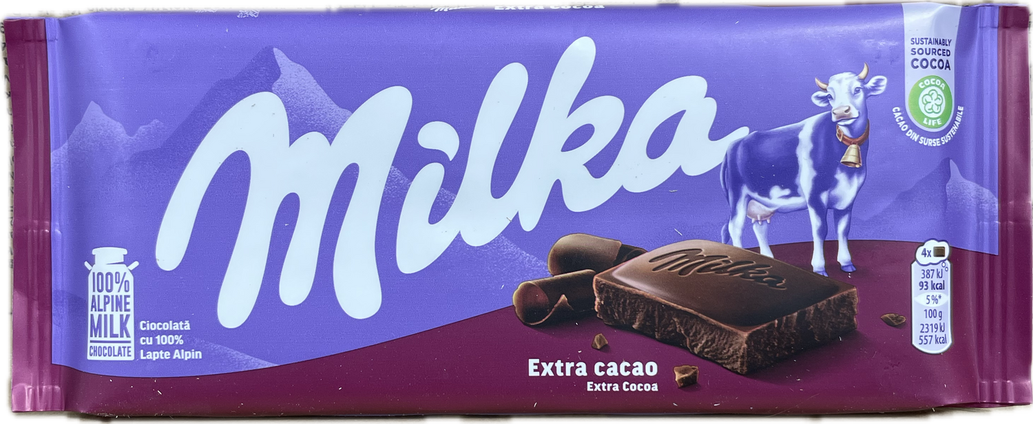 MILKA DARK EXTRA COCOA (100G) - Papaya Express