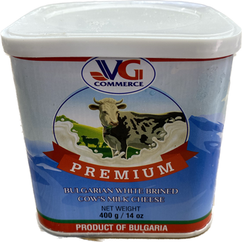 VG BULGARIAN COW MILK CHEESE CAN (400G) - Papaya Express