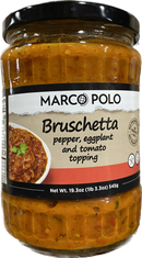 MARCO POLO Bruschetta Red Pepper & Eggplant Jar(19.4OZ) - Papaya Express