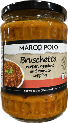 MARCO POLO Bruschetta Red Pepper & Eggplant Jar(19.4OZ) - Papaya Express